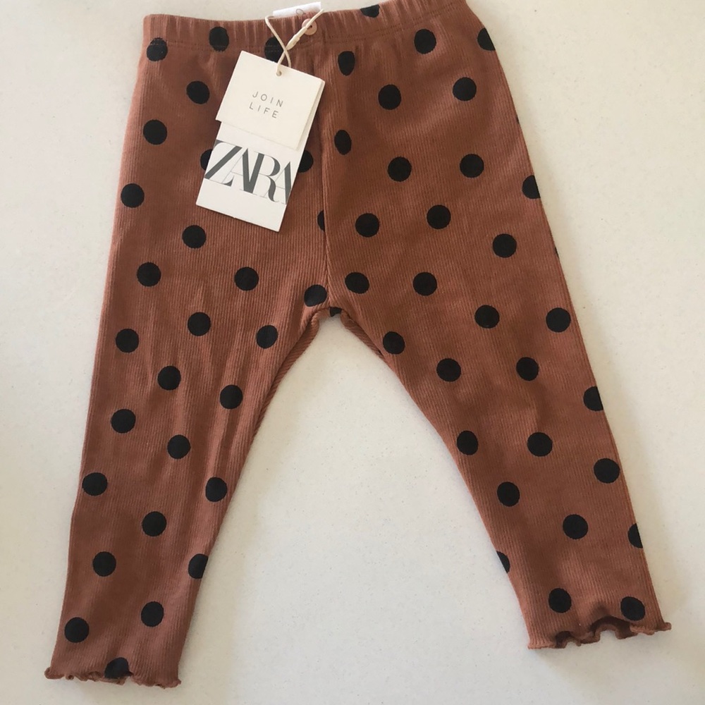 NWT Zara Ribbed Leggings 12-18 months
